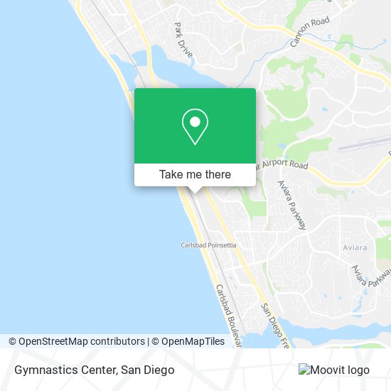 Gymnastics Center map