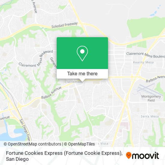 Mapa de Fortune Cookies Express (Fortune Cookie Express)