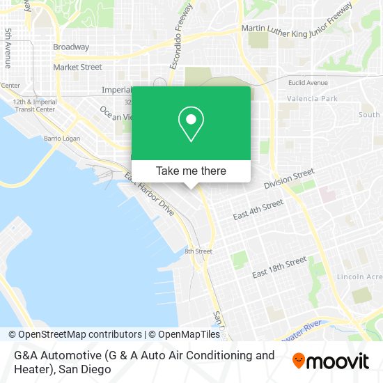 Mapa de G&A Automotive (G & A Auto Air Conditioning and Heater)
