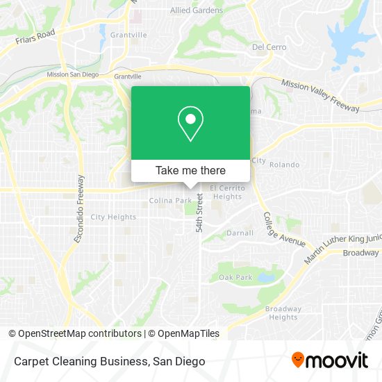 Carpet Cleaning Business map
