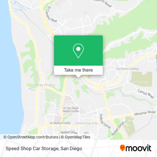 Speed Shop Car Storage map