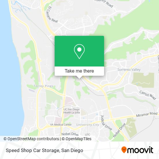 Mapa de Speed Shop Car Storage