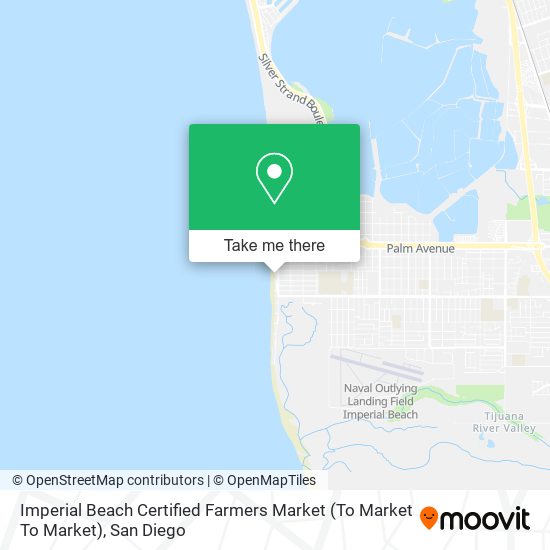 Imperial Beach Certified Farmers Market (To Market To Market) map