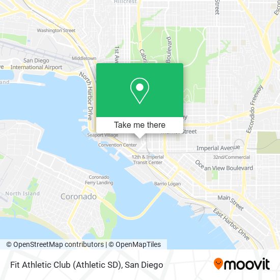 Mapa de Fit Athletic Club (Athletic SD)