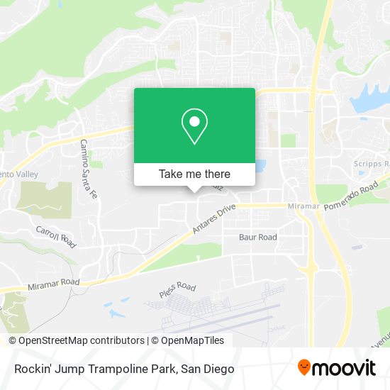 Mapa de Rockin' Jump Trampoline Park