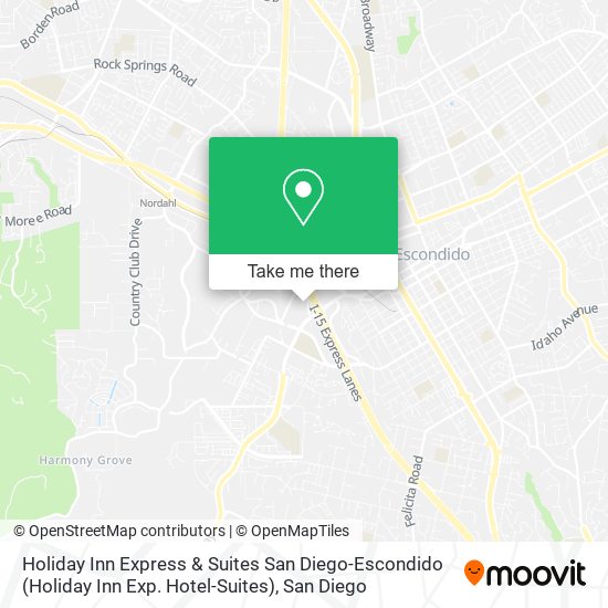 Holiday Inn Express & Suites San Diego-Escondido (Holiday Inn Exp. Hotel-Suites) map
