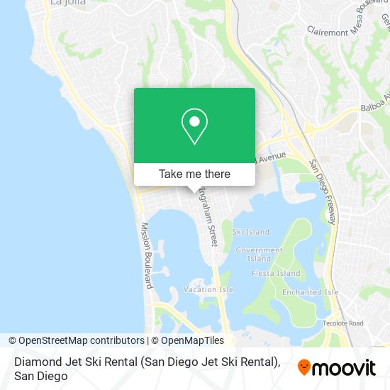 Mapa de Diamond Jet Ski Rental (San Diego Jet Ski Rental)