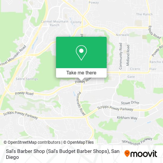 Mapa de Sal's Barber Shop (Sal's Budget Barber Shops)