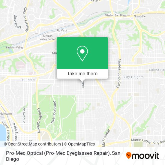 Mapa de Pro-Mec Optical (Pro-Mec Eyeglasses Repair)