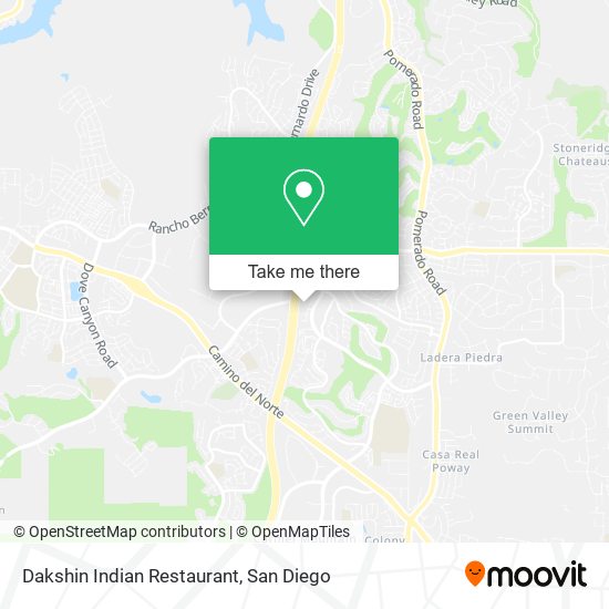 Mapa de Dakshin Indian Restaurant