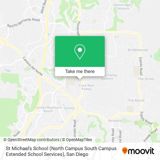 Mapa de St Michael's School (North Campus South Campus Extended School Services)