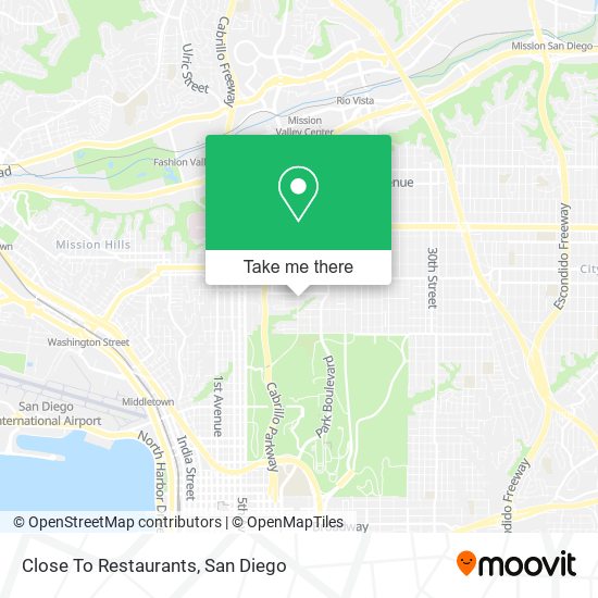 Close To Restaurants map