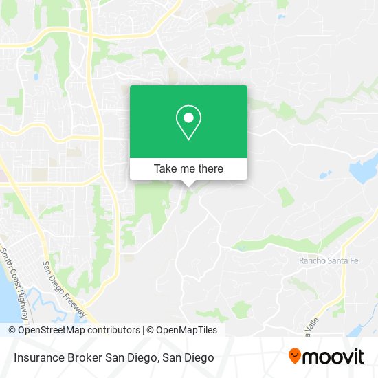 Mapa de Insurance Broker San Diego