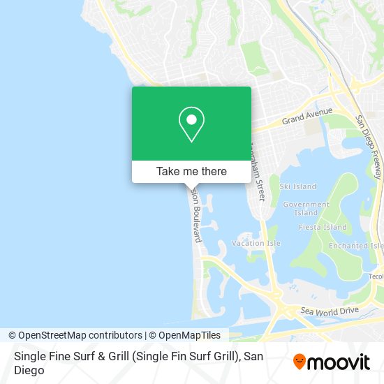 Single Fine Surf & Grill map
