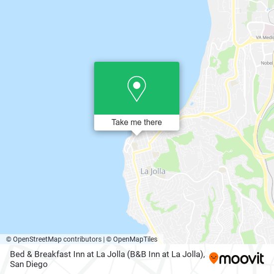 Bed & Breakfast Inn at La Jolla (B&B Inn at La Jolla) map