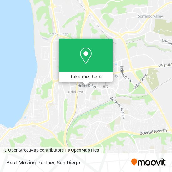 Best Moving Partner map