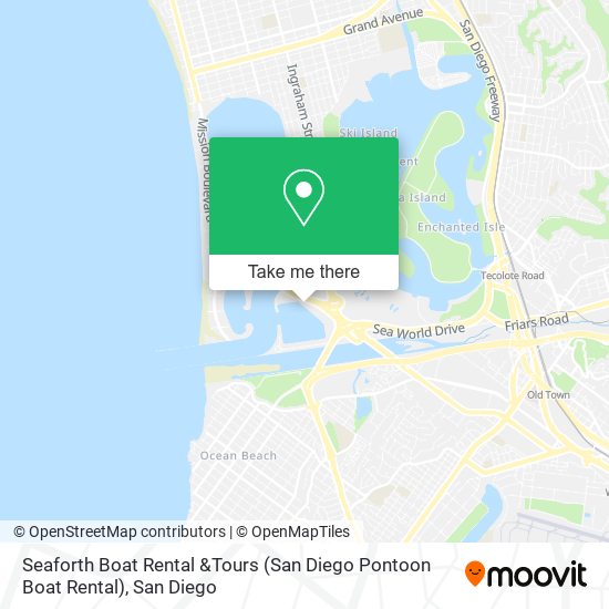 Mapa de Seaforth Boat Rental &Tours (San Diego Pontoon Boat Rental)