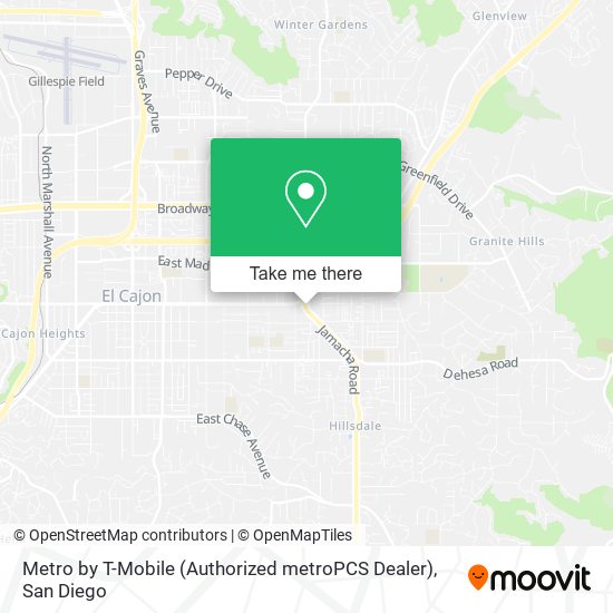 Mapa de Metro by T-Mobile (Authorized metroPCS Dealer)