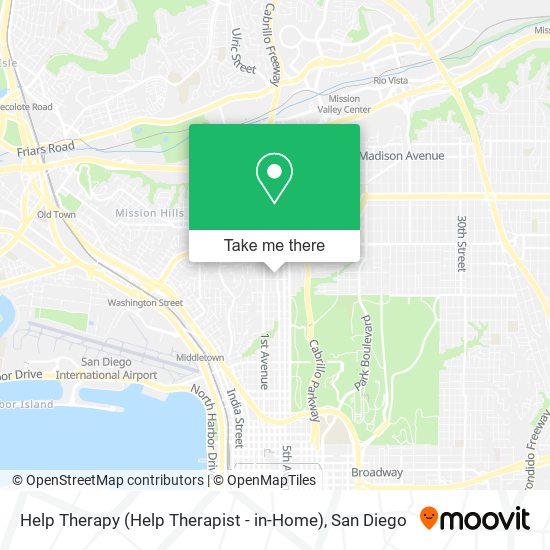 Mapa de Help Therapy (Help Therapist - in-Home)