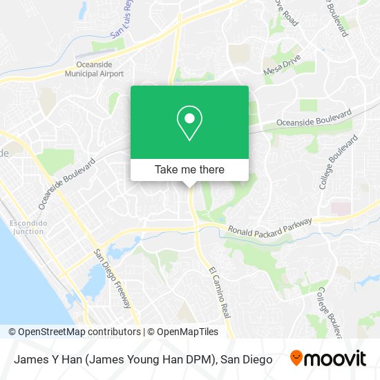 James Y Han (James Young Han DPM) map