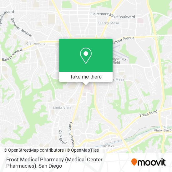 Mapa de Frost Medical Pharmacy (Medical Center Pharmacies)