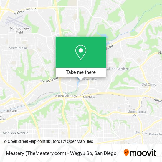 Meatery (TheMeatery.com) - Wagyu Sp map