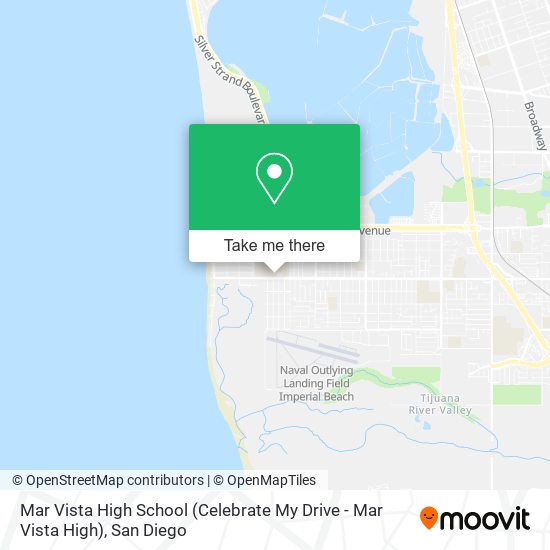 Mapa de Mar Vista High School (Celebrate My Drive - Mar Vista High)