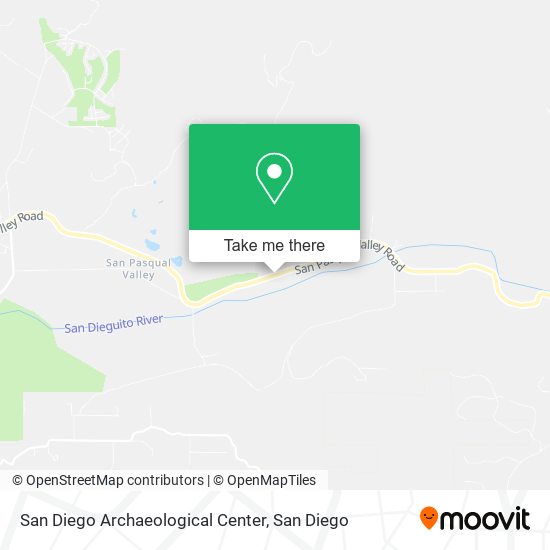 Mapa de San Diego Archaeological Center