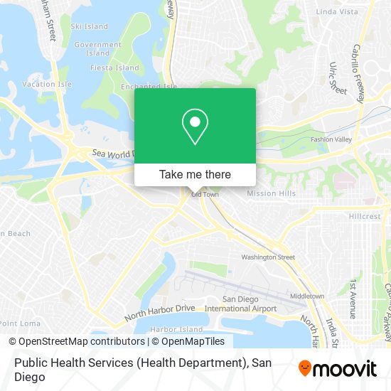 Public Health Services (Health Department) map