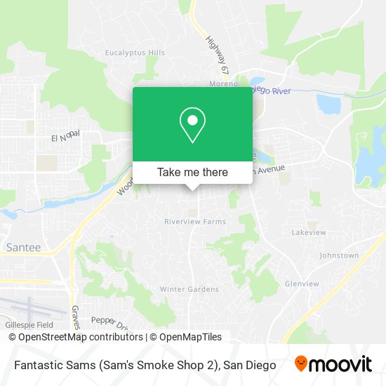 Mapa de Fantastic Sams (Sam's Smoke Shop 2)