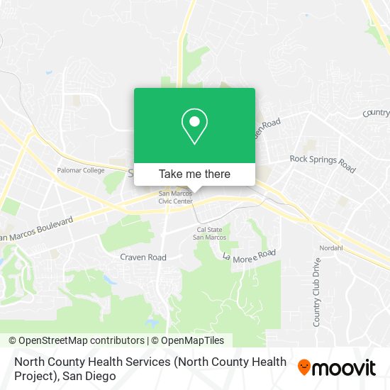 Mapa de North County Health Services