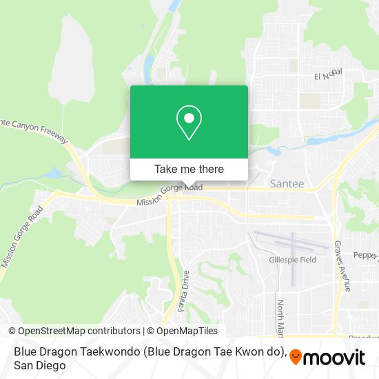 Blue Dragon Taekwondo (Blue Dragon Tae Kwon do) map