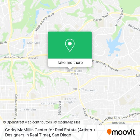 Corky McMillin Center for Real Estate (Artists + Designers in Real Time) map