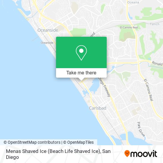 Mapa de Menas Shaved Ice (Beach Life Shaved Ice)