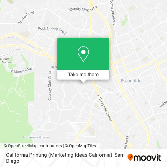 California Printing (Marketing Ideas California) map