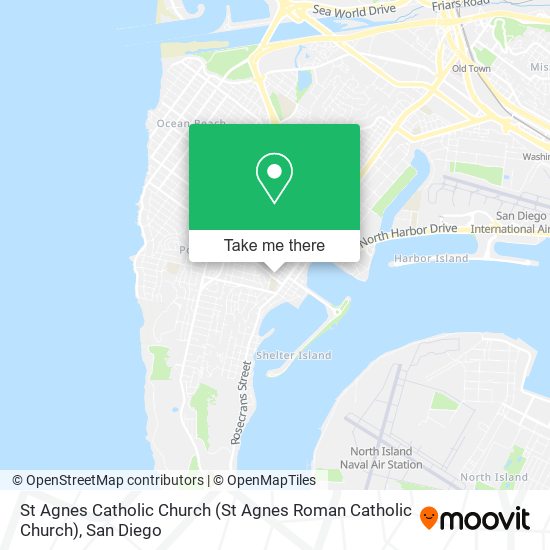 St Agnes Catholic Church map