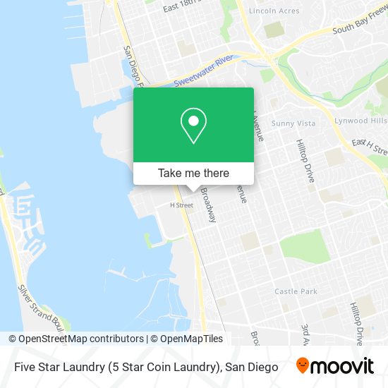 Five Star Laundry (5 Star Coin Laundry) map