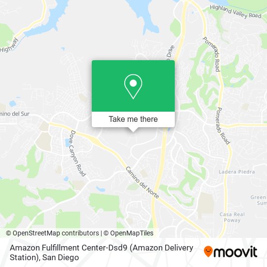 Mapa de Amazon Fulfillment Center-Dsd9 (Amazon Delivery Station)