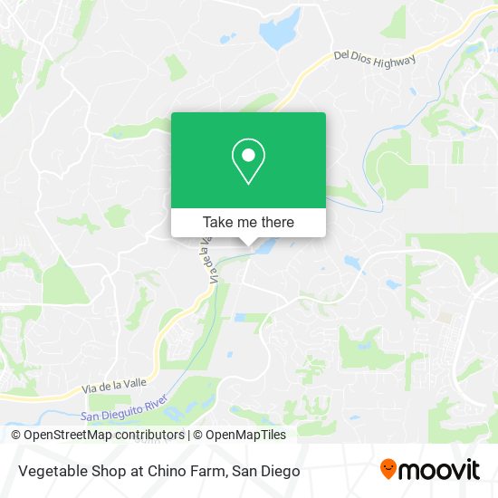 Vegetable Shop at Chino Farm map