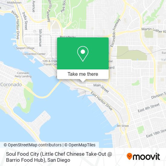 Soul Food City (Little Chef Chinese Take-Out @ Barrio Food Hub) map