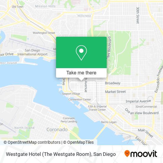 Westgate Hotel (The Westgate Room) map