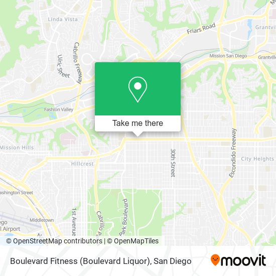 Boulevard Fitness (Boulevard Liquor) map