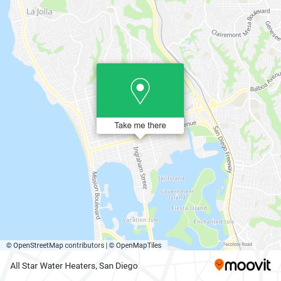 All Star Water Heaters map