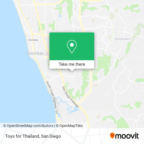 Mapa de Toys for Thailand