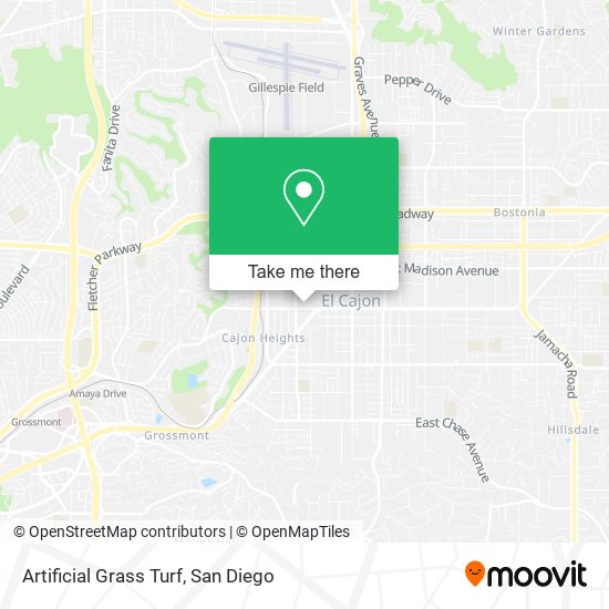 Artificial Grass Turf map