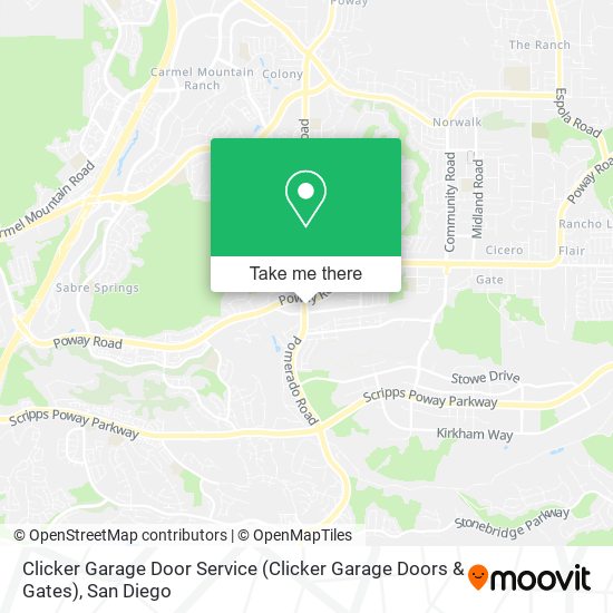 Mapa de Clicker Garage Door Service (Clicker Garage Doors & Gates)