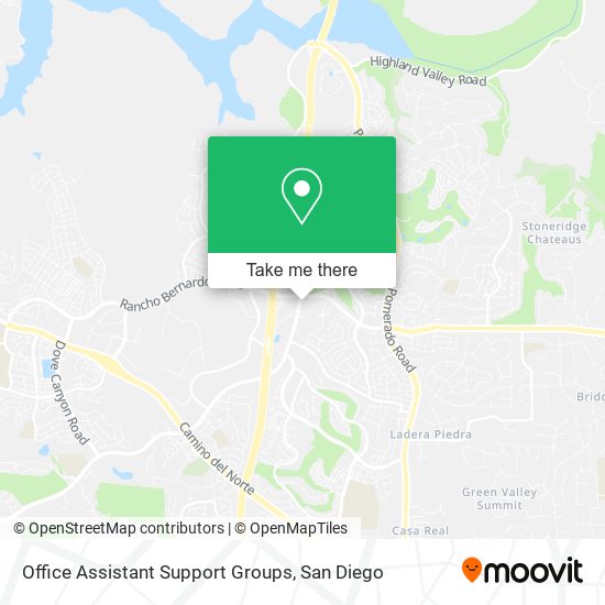 Office Assistant Support Groups map