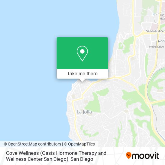 Mapa de Cove Wellness (Oasis Hormone Therapy and Wellness Center San Diego)
