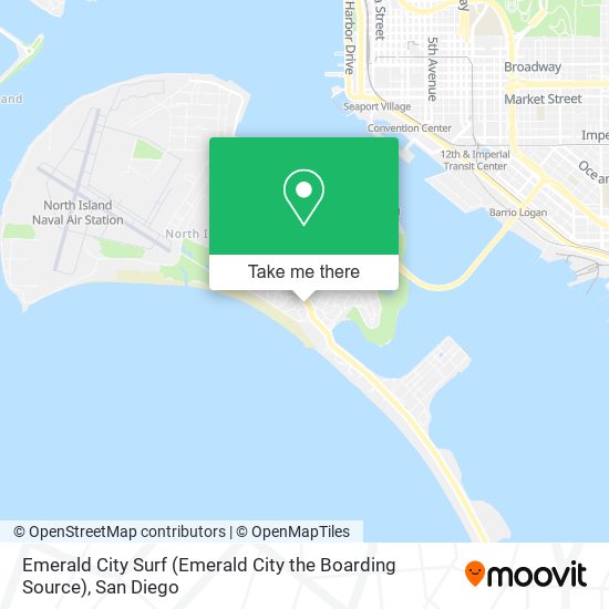 Emerald City Surf (Emerald City the Boarding Source) map