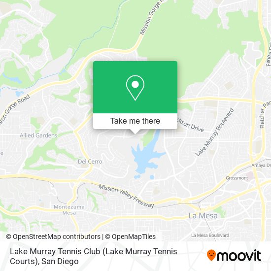 Lake Murray Tennis Club map